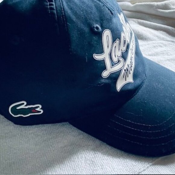 (NWT) LACOSTE Sport, “Miami Open” Tennis Hat, Cap, Blue, Size L - Picture 6 of 8